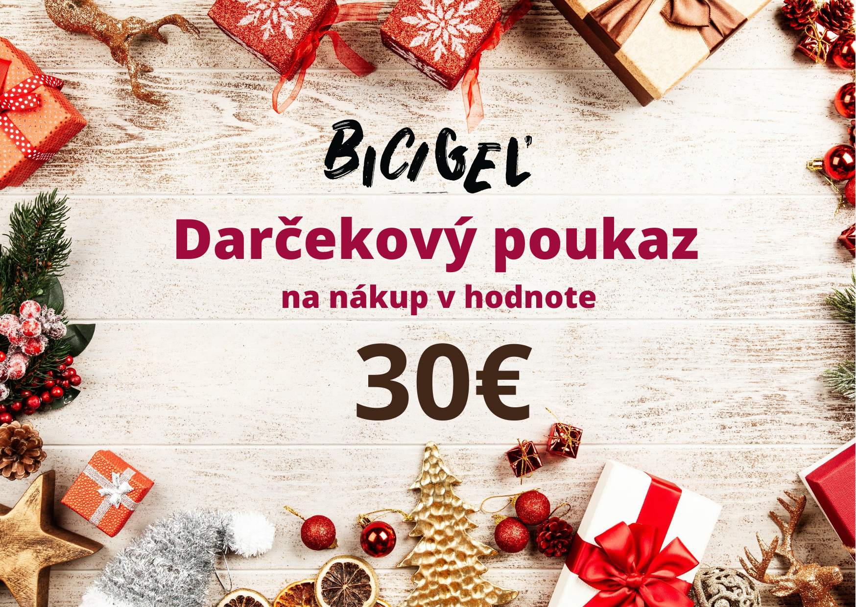 Darčekový poukaz 30€