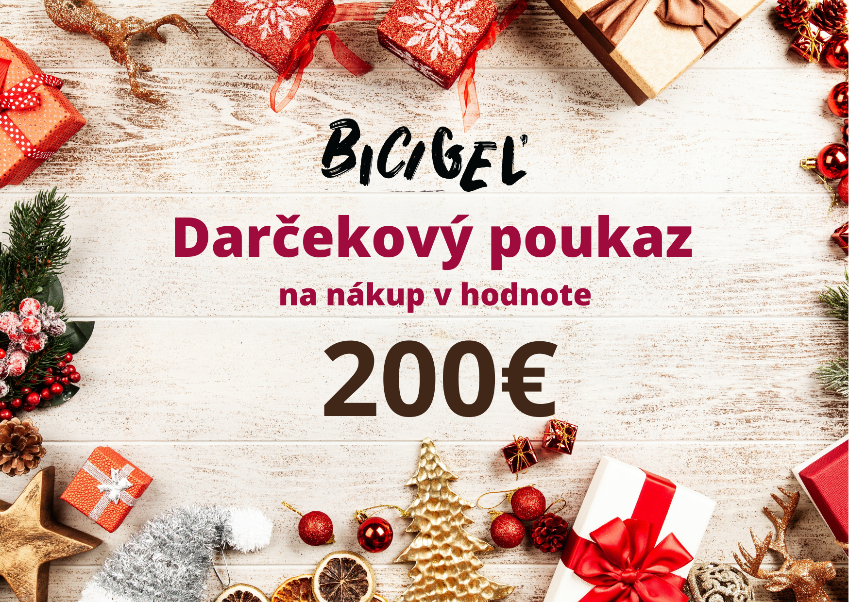Darčekový poukaz 200€